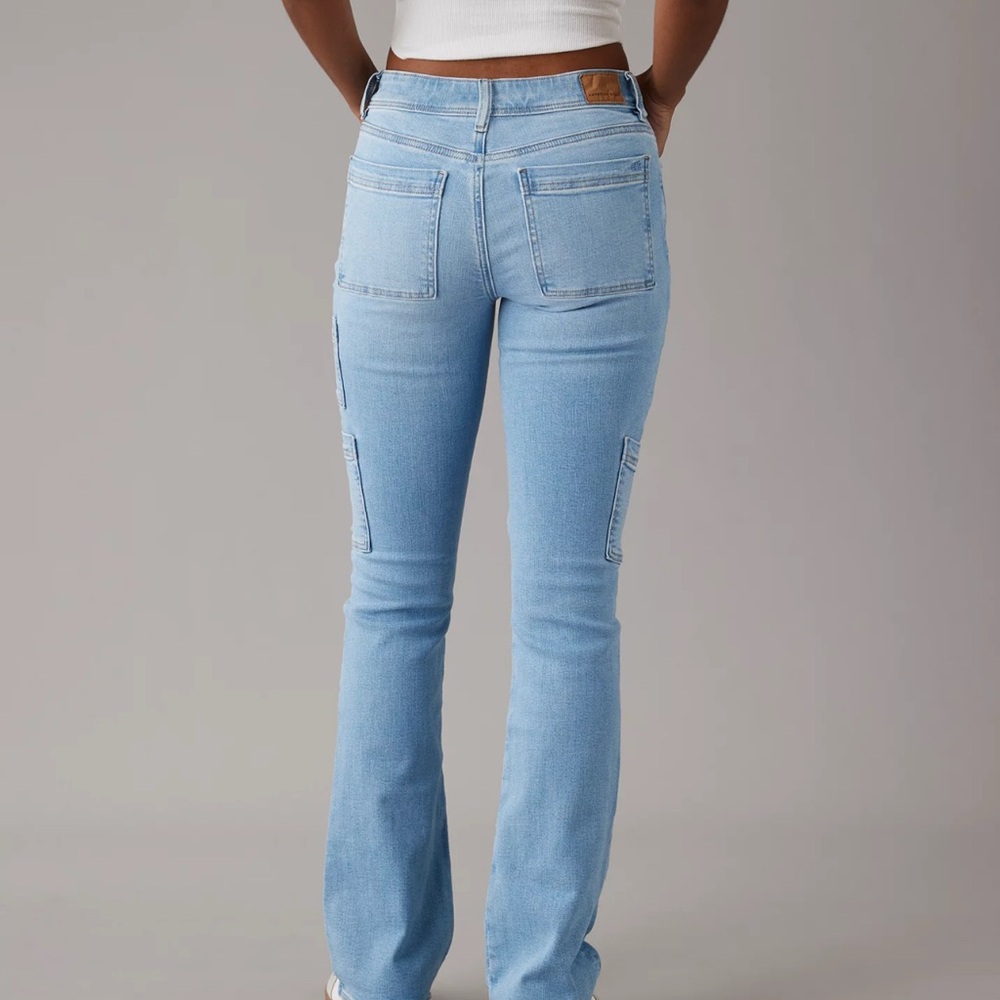 AE Stretch Low-Rise Kick Bootcut Jean - Picture 2 of 9